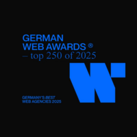 German Web Award sign